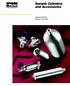 Sample Cylinders and Accessories. Catalog 4160-SC Revised, April 2000