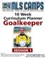 Goalkeeper. 10 Week Curriculum Planner