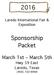 Laredo International Fair & Exposition. Sponsorship Packet. March 1st March 5th. Hwy 59 East Laredo, Texas (956)