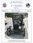 PUGET SOUND CHAPTER MODEL T FORD CLUB OF AMERICA T OILERS NEWS