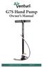 G7S Hand Pump Owner s Manual