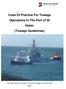Code Of Practice For Towage Operations In The Port of St Helier (Towage Guidelines)