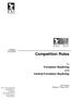 Competition Rules. For. Formation Skydiving and Vertical Formation Skydiving