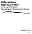 Chloramines Removal Filter CLF20 and CLF35 Models
