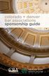 colorado + denver bar associations sponsorship guide