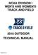 NCAA DIVISION I MEN'S AND WOMEN'S TRACK AND FIELD