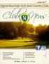 Club News. Signal Mountain Golf and Country Club. June