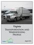 Virginia. Transportation and Warehousing Profile