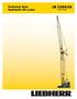 Technical data Hydraulic lift crane LR 1300 SX