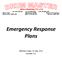 Emergency Response Plans