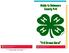 Guide to Delaware County 4-H. 4-H Grows Here!