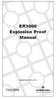ER3000 Explosion Proof Manual