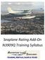 Seaplane Rating Add-On N3909Q Training Syllabus