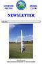 MODEL CLUB LISMORE FLYING NEWSLETTER. June Reach for the sky! Jamie Zambelli with his impressive 4.2 metre Discuss glider.