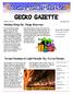 Gecko Gazette Volume 1 Issue 3