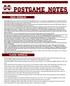 POSTGAME NOTES TEAM NOTABLES PLAYER NOTABLES