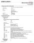 SIGMA-ALDRICH. Material Safety Data Sheet Version 4.0 Revision Date 02/26/2010 Print Date 03/30/2011