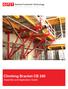 G F T German Formwork Technology. Climbing Bracket CB 240. Assembly and Application Guide