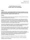 South Portland City Council Position Paper of the City Manager