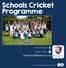 Schools Cricket Programme