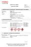 SAFETY DATA SHEET ETHYLENE OXIDE 1. IDENTIFICATION OF THE SUBSTANCE / PREPARATION AND OF THE COMPANY