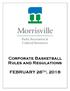 Corporate Basketball Rules and Regulations