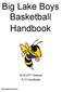 Big Lake Boys Basketball Handbook