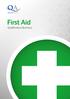 First Aid. Qualification Brochure