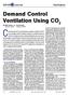 Demand Control Ventilation Using CO 2