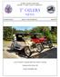 PUGET SOUND CHAPTER MODEL T FORD CLUB OF AMERICA T OILERS NEWS. Joe & Colleen s Torpedo with Dick & Bev s Touring. Touring on the Slow 100