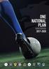 ONE NATIONAL PLAN FOR NON-PROFESSIONAL FOOTBALL IN SCOTLAND