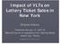 Impact of VLTs on Lottery Ticket Sales in New York