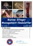 Marine Stinger Management Newsletter