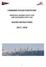 COMBINED OCEAN POINTSCORE SAILING INSTRUCTIONS 2017 / 2018