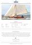 Specification NIGHTFALL 31 FT HH LIDSTONE GAFF CUT TER 1910