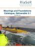 Moorings and Foundations Catalogue, Deliverable 5.1 December 2016