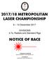 2017/18 METROPOLITAN LASER CHAMPIONSHIP