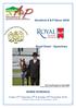 Stratford A & P Show Royal Event - Equestrian HORSE SCHEDULE