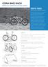 CORA BIKE RACK EXPO 1500 PRODUCT SPECIFICATION SHEET MULTIPLE BIKE RACK. Capacity. Construction. Fixings. Finishes. Assembly.