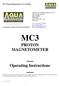 MC3 PROTON MAGNETOMETER