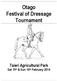 Otago Festival of Dressage Tournament