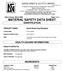 Date of Issue: March 2008 Page 1 of 5 MATERIAL SAFETY DATA SHEET IDENTIFICATION