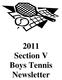 2011 Section V Boys Tennis Newsletter