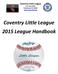 2015 League Handbook