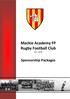 Mackie Academy FP Rugby Football Club Est Sponsorship Packages