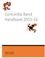 Concordia Band Handbook