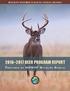 DEER PROGRAM REPORT. MDWFP W i l d l i f e B u r e a u MISSISSIPPI DEPARTMENT OF WILDLIFE, FISHERIES, AND PARKS