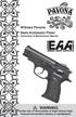 m WARNING Witness Pavona Semi-Automatic Pistol Instruction & Maintenance Manual Do Not Use +P Ammunition or High Velocity High 1