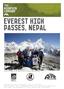 EVEREST HIGH PASSES, NEPAL