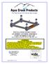 INSTALLATION INSTRUCTIONS AT-SERIES ANCHOR ASSEMBLY PART NUMBER: F-04CAJP 450 LB. [204kg] MAXIMUM CAPACITY (PRO POOL LIFT)